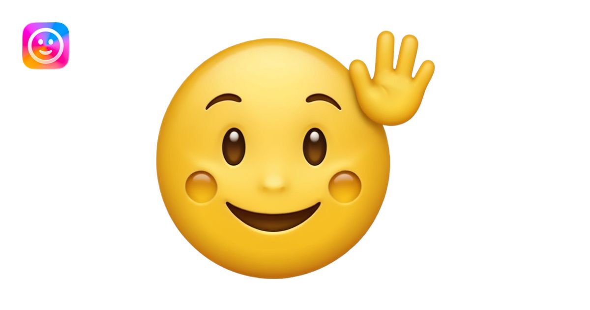 Emoji, yellow round teasing smile emoji | AI Emoji Generator