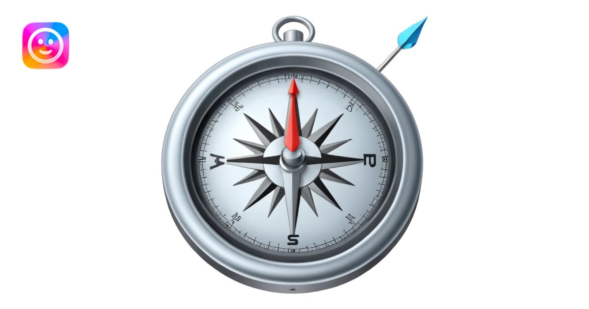 Compass emoji | AI Emoji Generator