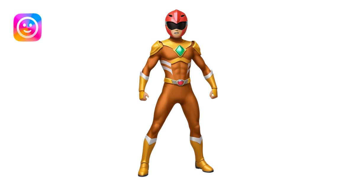 brown power ranger emoji emoji | AI Emoji Generator