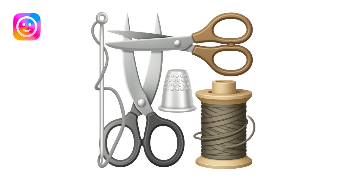 sewing notions emoji | AI Emoji Generator