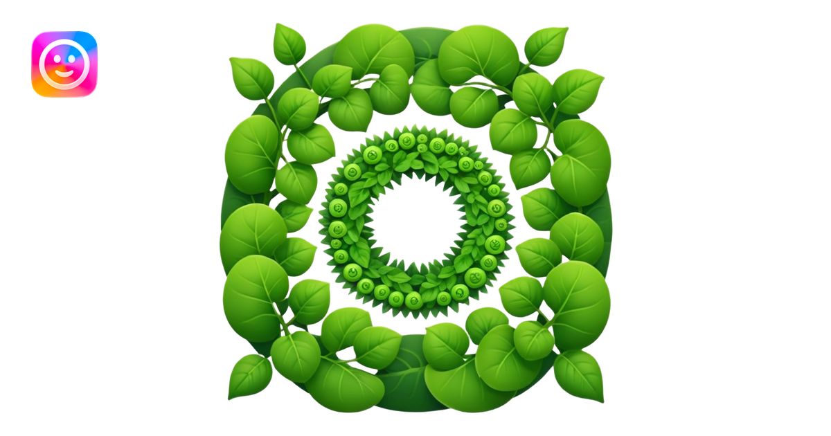 a regenerative visual with plants and cycle of growth and circles emoji ...