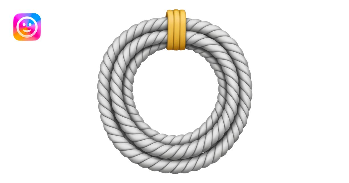 SAFETY ROPE emoji | AI Emoji Generator