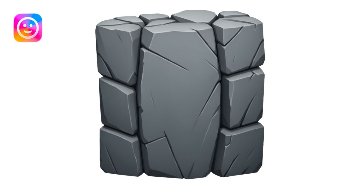 rock wall emoji | AI Emoji Generator