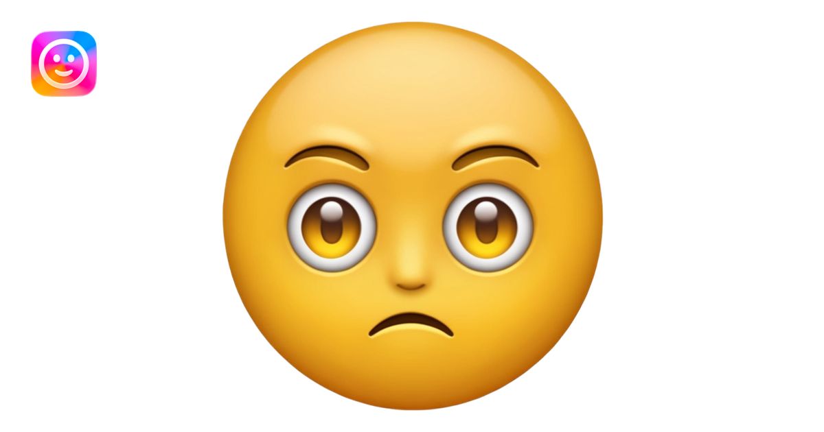 glare emoji, like not 😒 but like an actual glare emoji | AI Emoji Generator