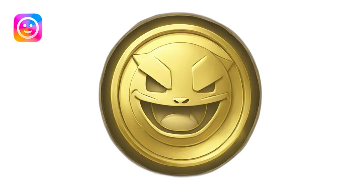 pokemon money gold coin pokecoin pokedollar dollar emoji | AI Emoji ...