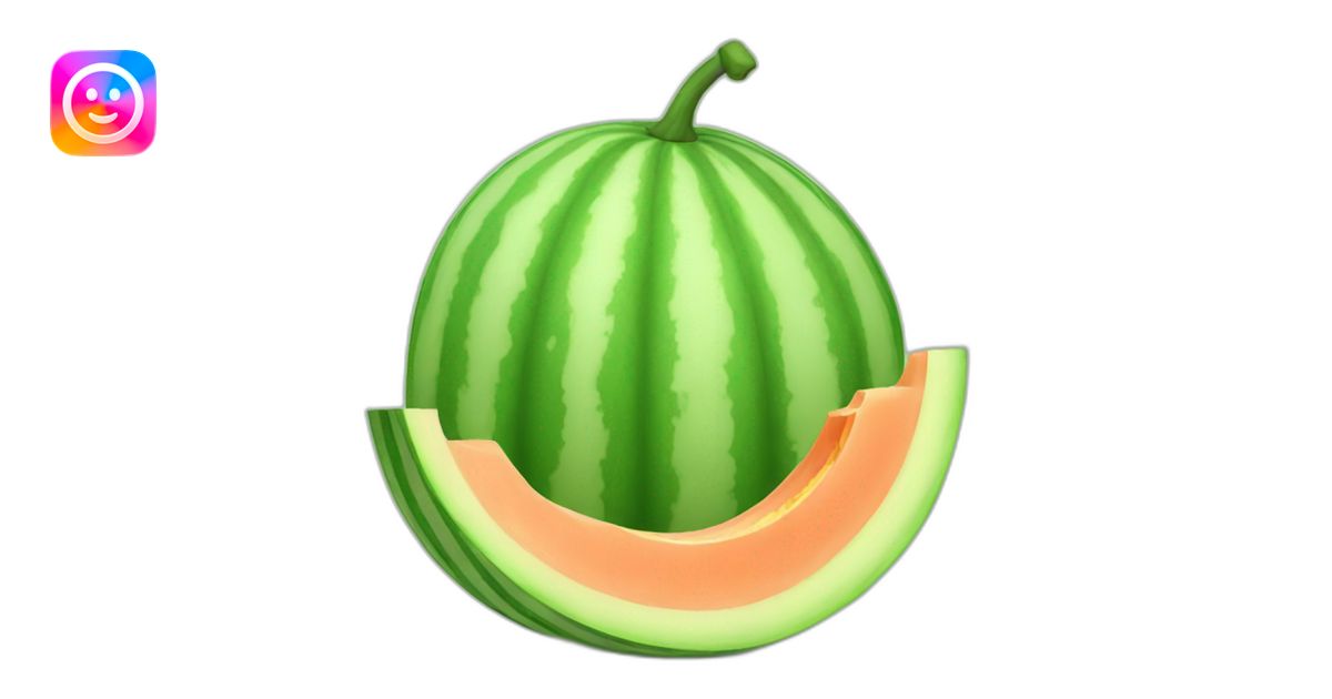 melon emoji | AI Emoji Generator