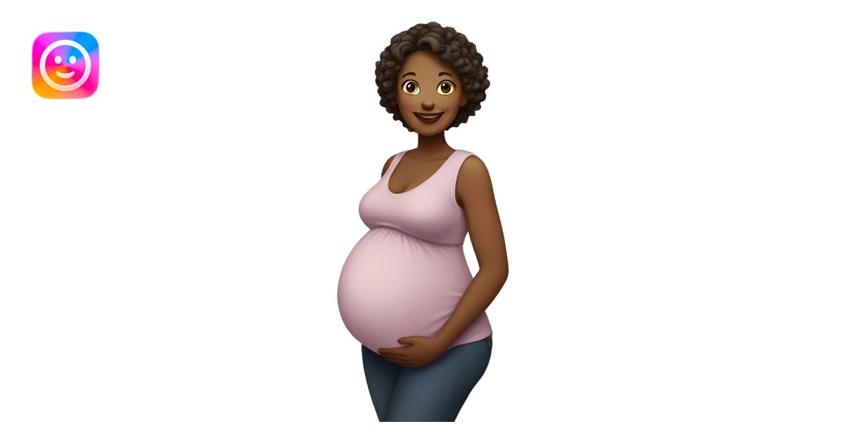 pregnant older woman emoji | AI Emoji Generator