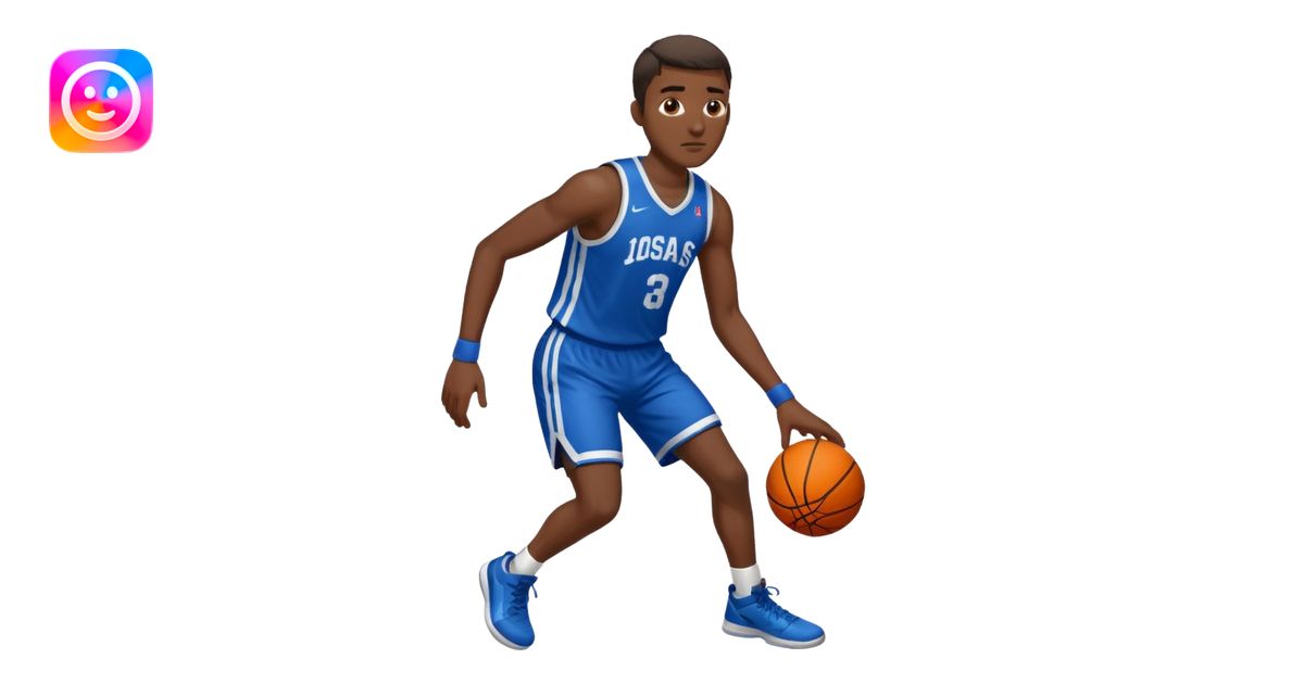 Basketball player emoji | AI Emoji Generator