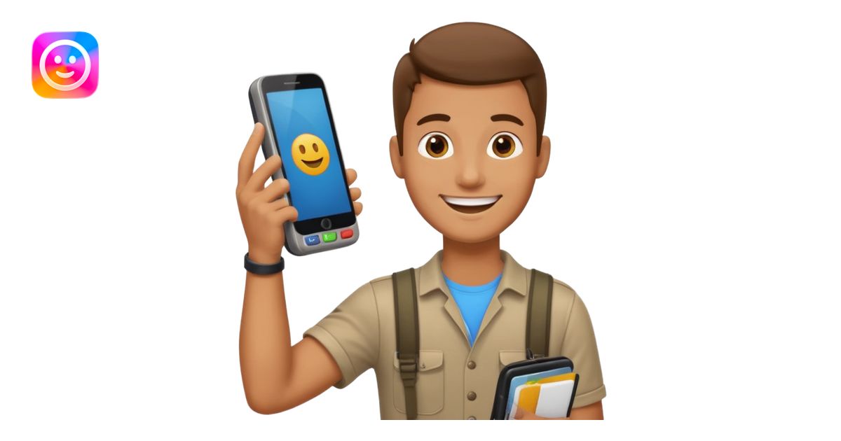 Draw a male tourist who pointed his phone to scan a QR code at a POS ...