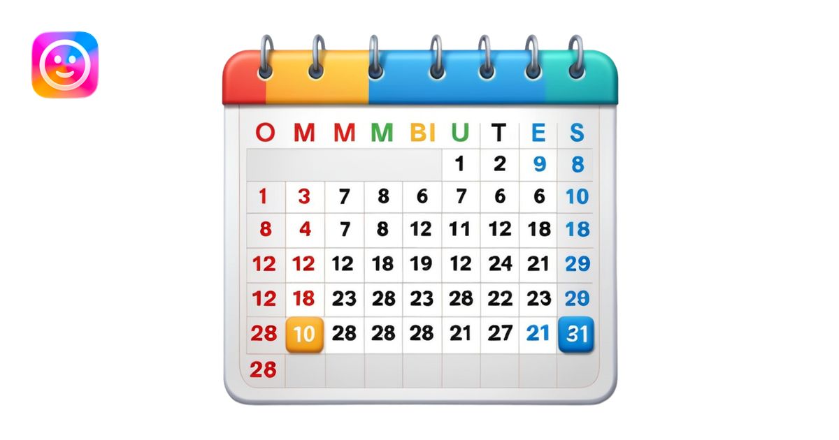 calendar emoji | AI Emoji Generator