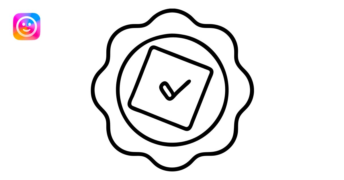 Roblox verification badge with checkmark emoji | AI Emoji Generator