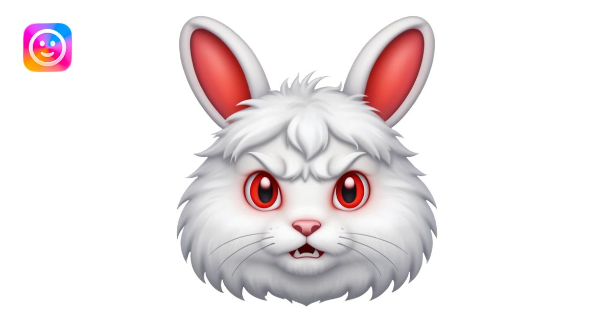 angry bunny emoji | AI Emoji Generator