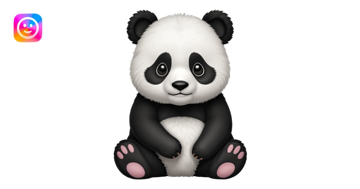 cute panda emoji | AI Emoji Generator