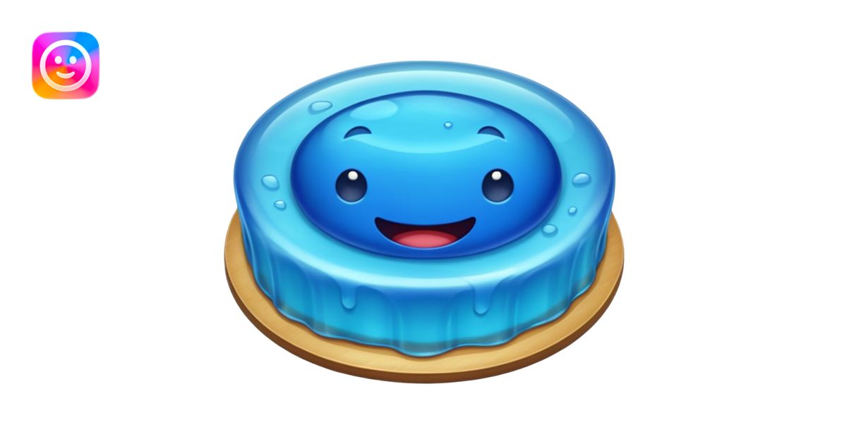 jelly disc smushed emoji | AI Emoji Generator