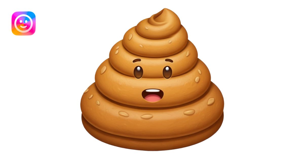 une diarrhée de caca emoji | AI Emoji Generator