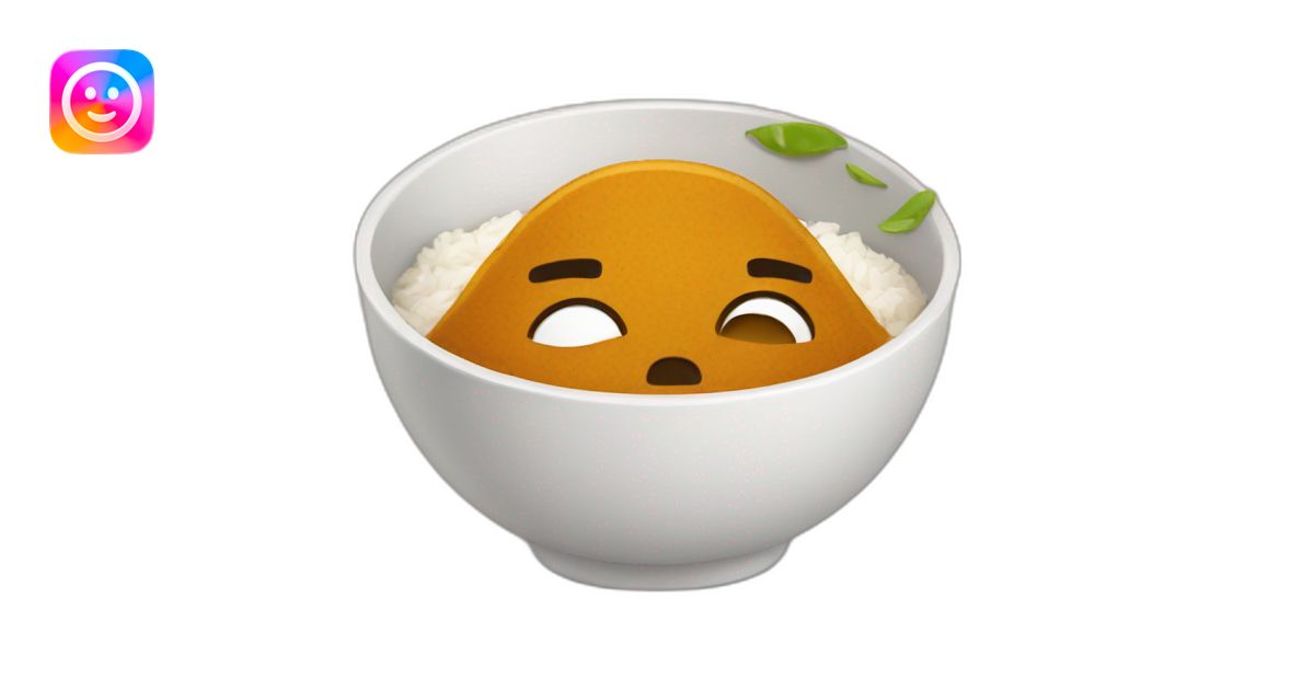 crying curry with rice emoji | AI Emoji Generator