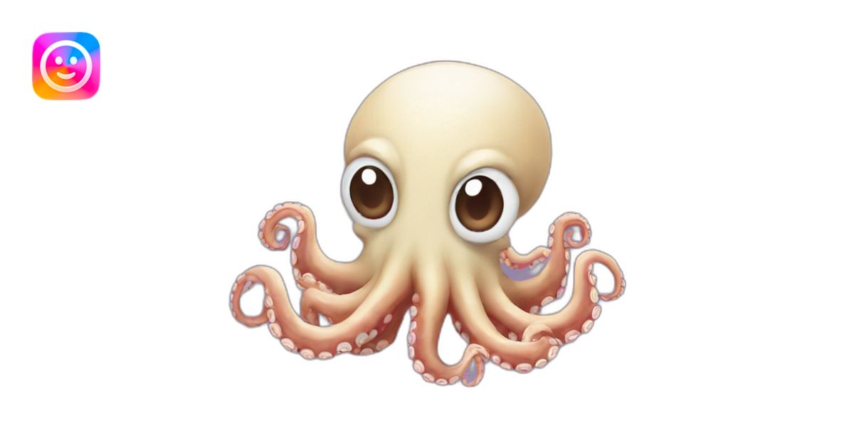 octopus with mushroom emoji | AI Emoji Generator