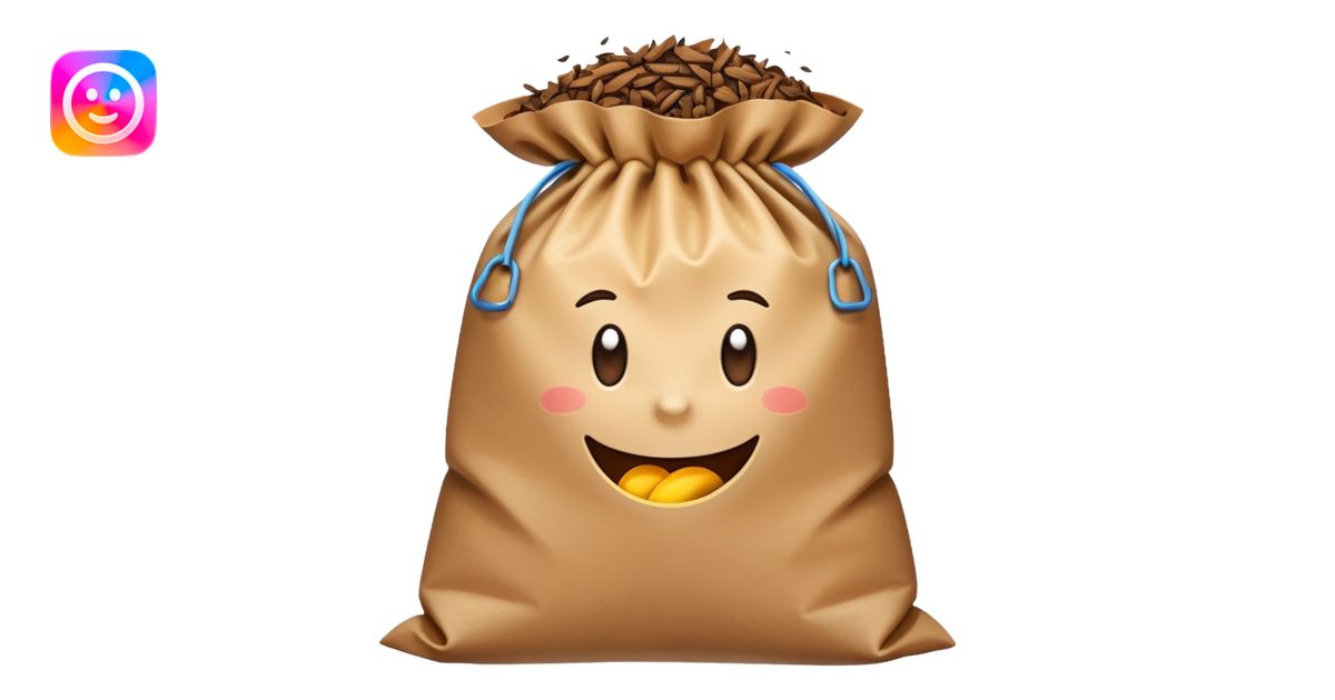 Mulch bag emoji | AI Emoji Generator