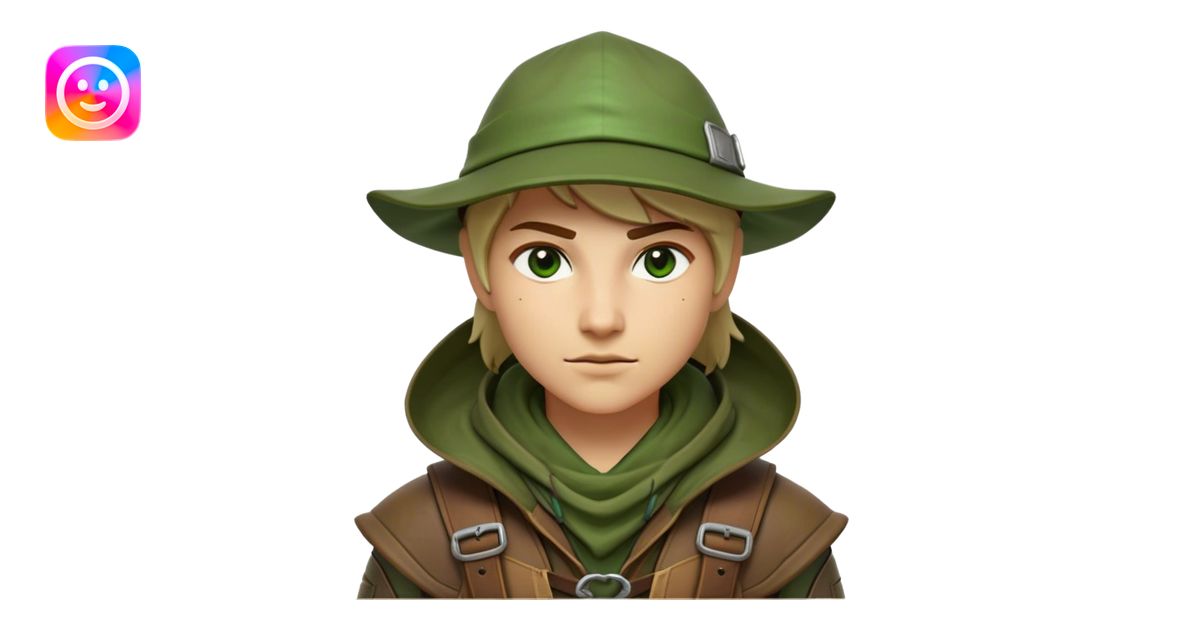 Clash of Clans aesthetic friendly Ranger Portrait Emoji, With a lean ...