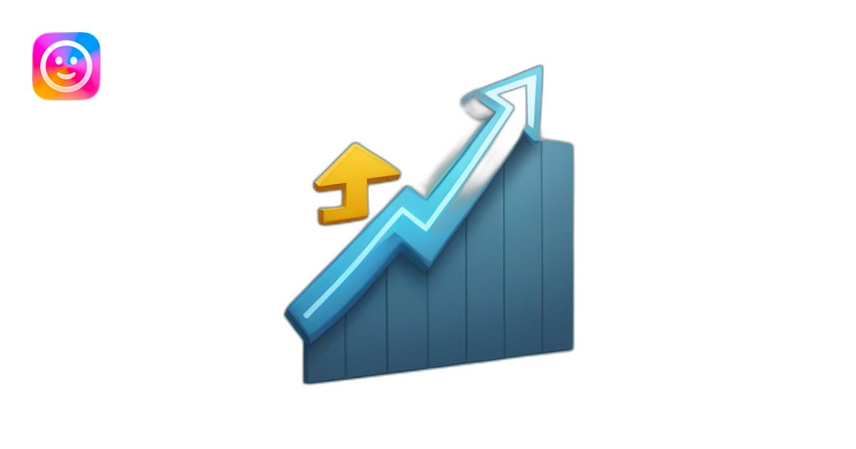 stock market arrow going up emoji | AI Emoji Generator