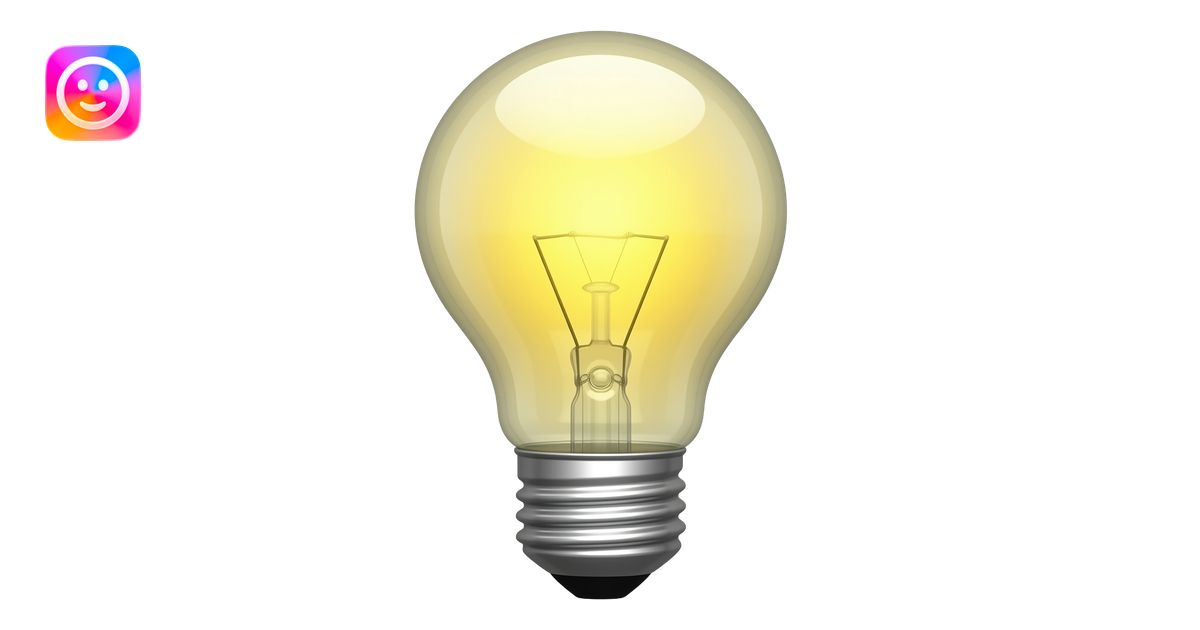 idea emoji | AI Emoji Generator