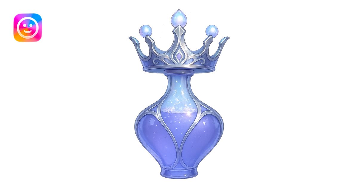 Make the crown into a magical elixir bottle while keeping the crown ...