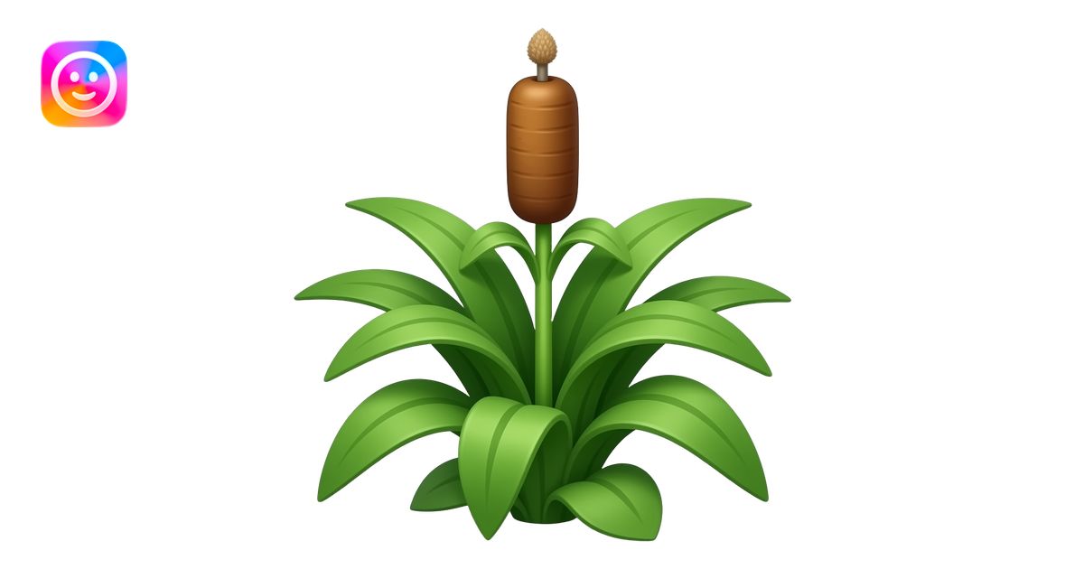 cattail plant from the game plants vs zombies emoji | AI Emoji Generator