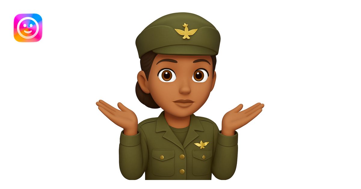 Make the girl's hairstyle a bun and add an army KFF (military cap ...
