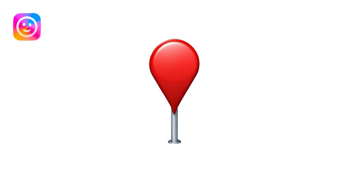 red location pin position marker emoji | AI Emoji Generator