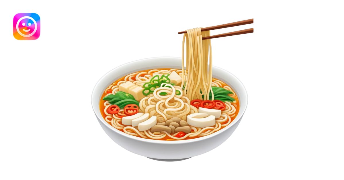 Yunnan over-the-bridge rice noodles with separate ingredients ...