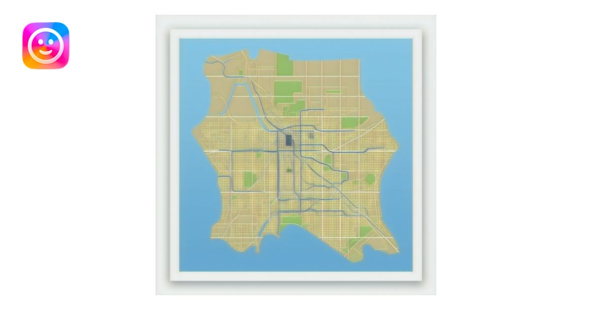 map of LA city emoji | AI Emoji Generator