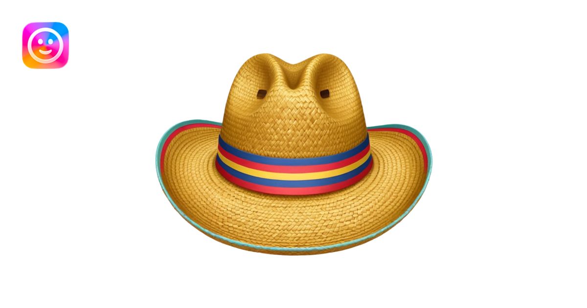 Sombrero colombiano emoji | AI Emoji Generator