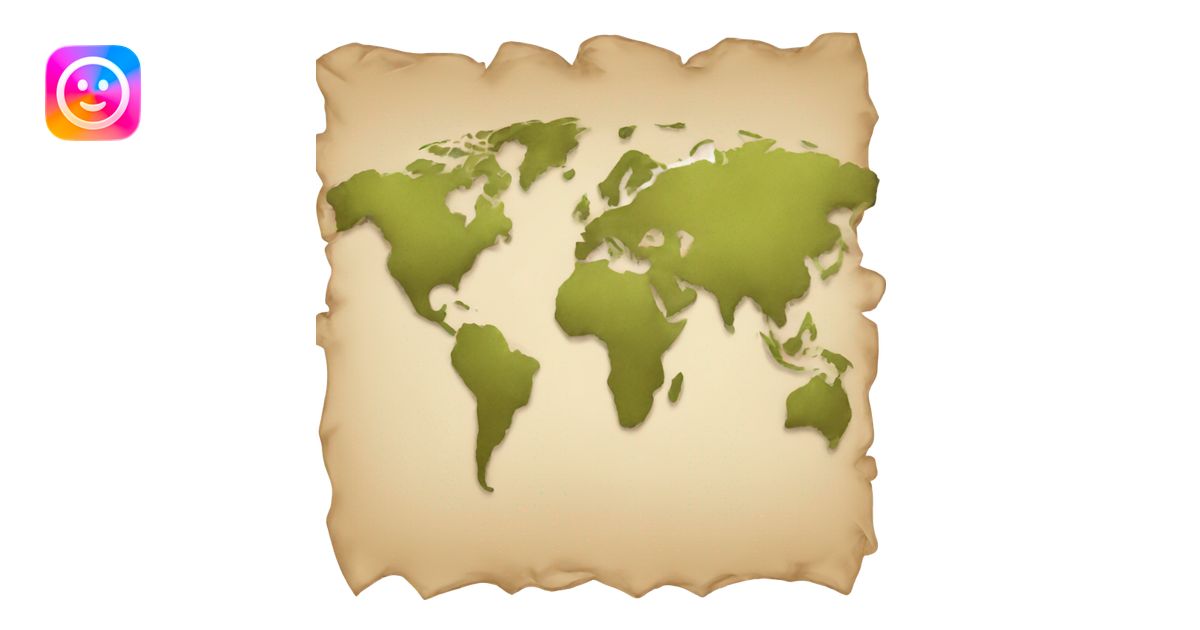 World map emoji | AI Emoji Generator