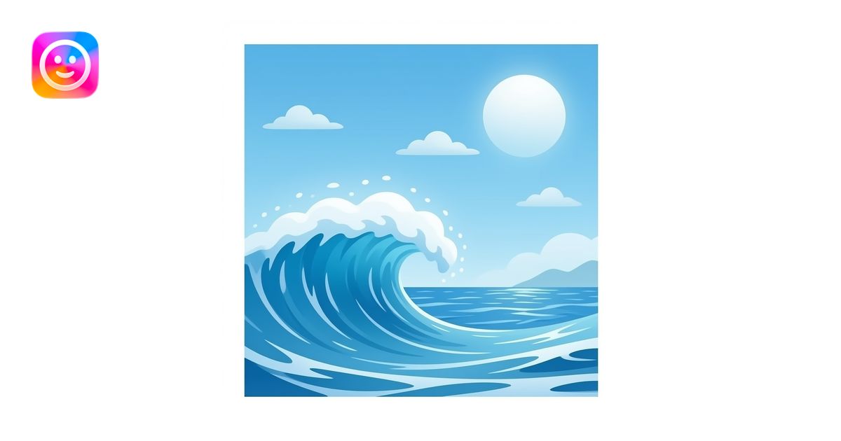 Sparkle emoji ocean vibes emoji | AI Emoji Generator