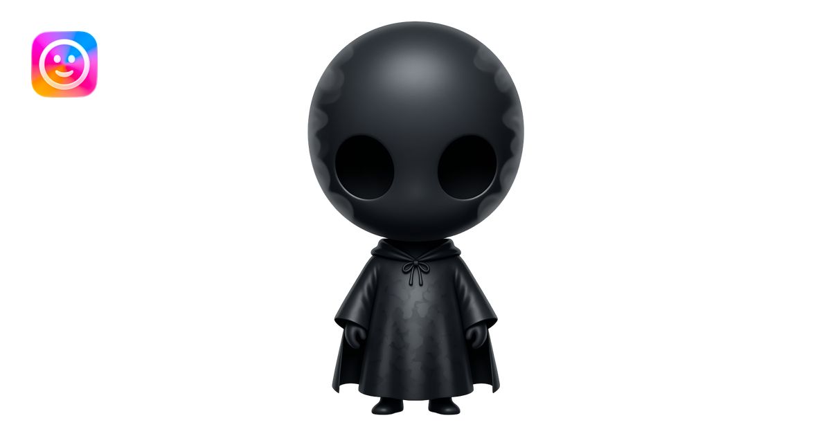 Full body Shadow entity, huge smooth shadow head, tiny misty body ...