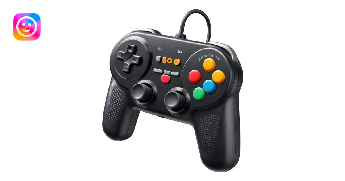 80s vintage gaming joystick controller emoji | AI Emoji Generator