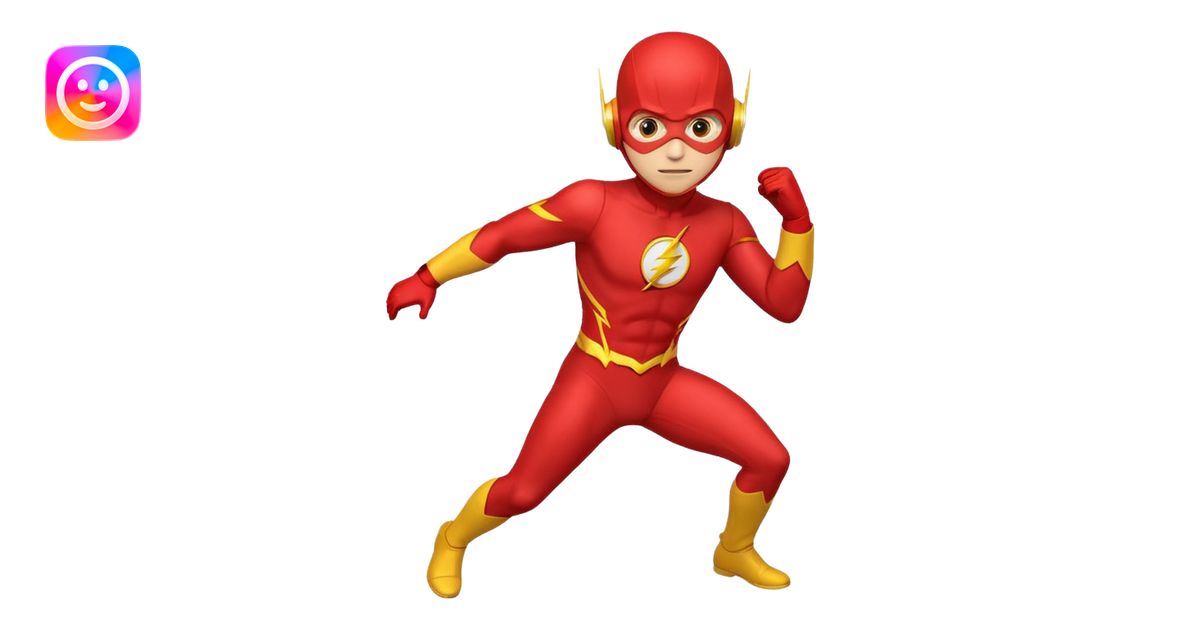 Flash man emoji emoji | AI Emoji Generator