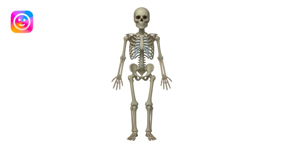 Full body skeleton emoji | AI Emoji Generator