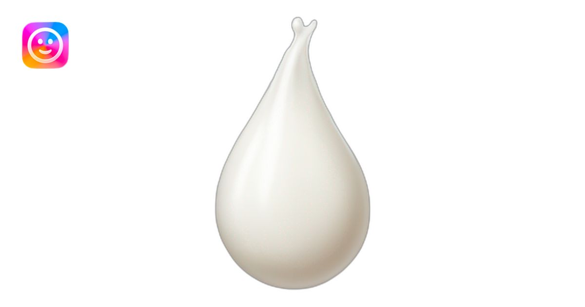 Milk drop emoji | AI Emoji Generator