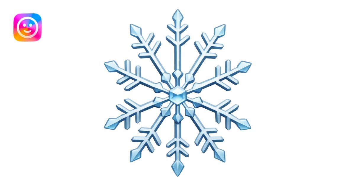 snowflake emoji | AI Emoji Generator
