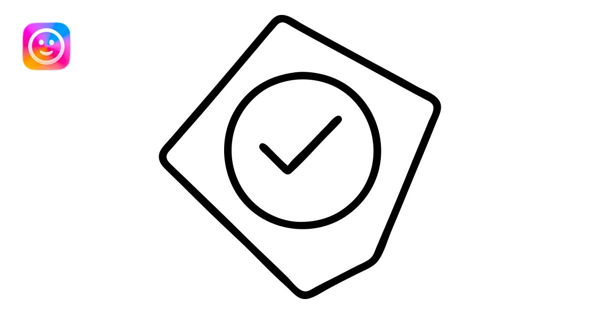 Roblox verification badge with checkmark emoji | AI Emoji Generator