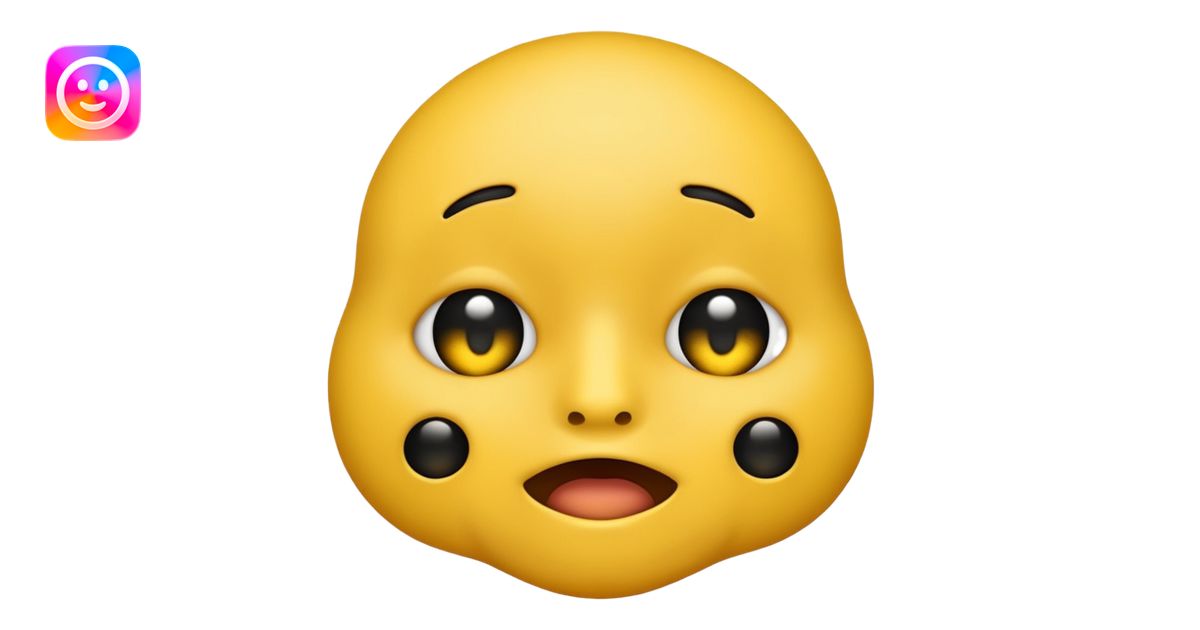 😊🥺 these emojis but with flies around it and its happy yellow face ...