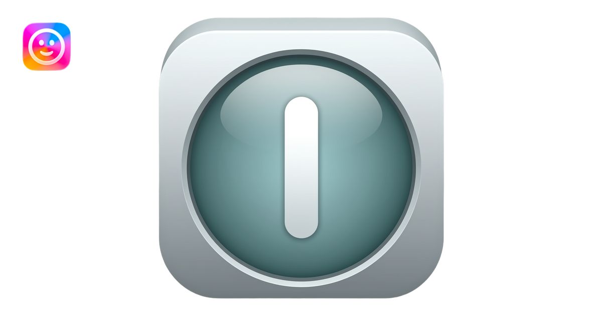 vertical wand bright, mac os icon emoji | AI Emoji Generator