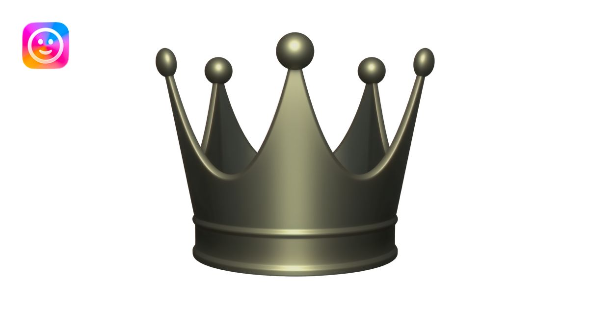 black crown emoji | AI Emoji Generator