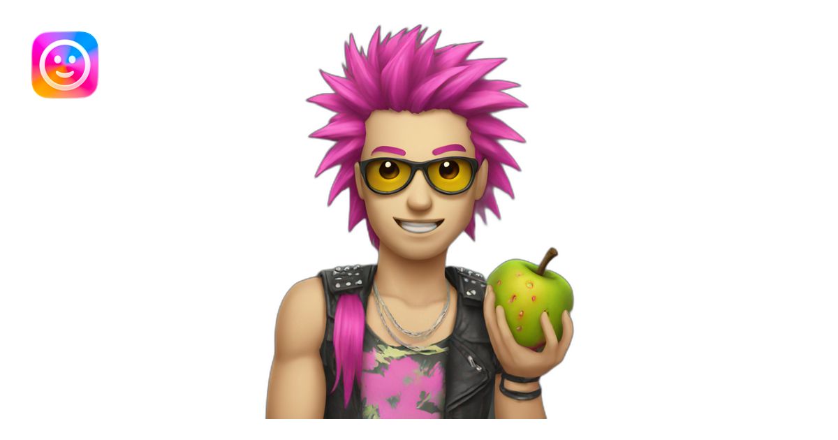 punk rock fruit emoji | AI Emoji Generator