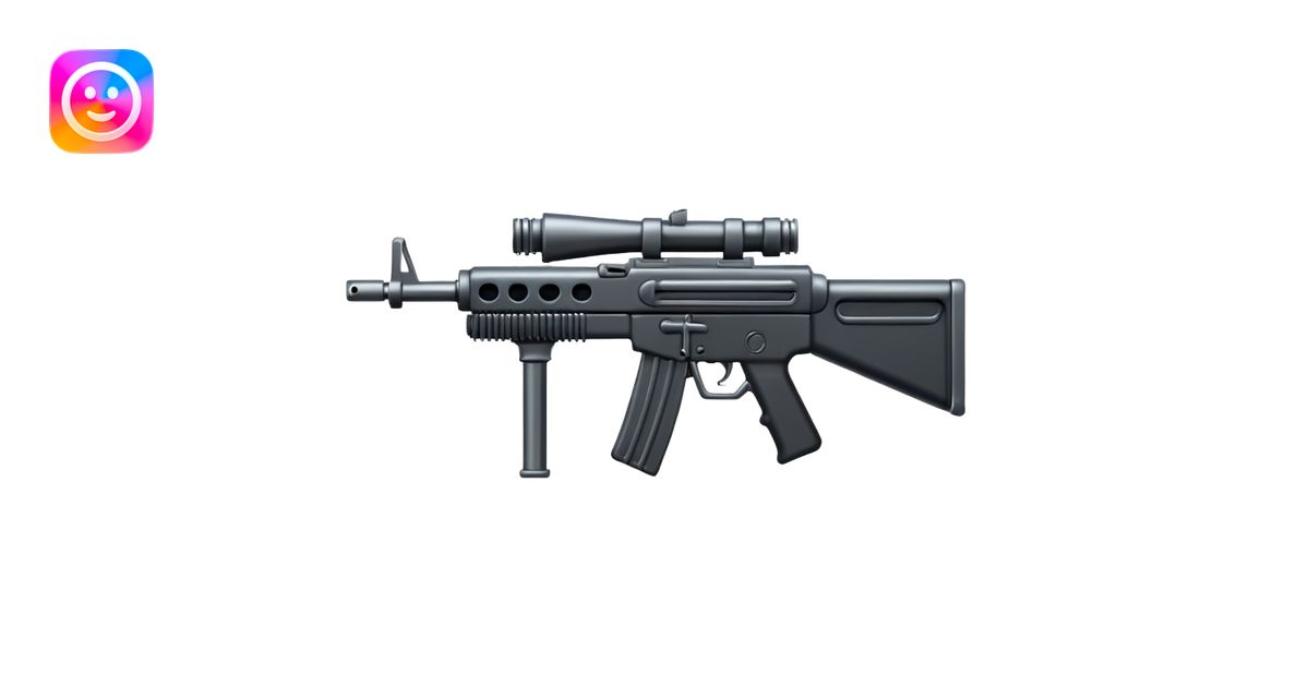 machine gun emoji | AI Emoji Generator