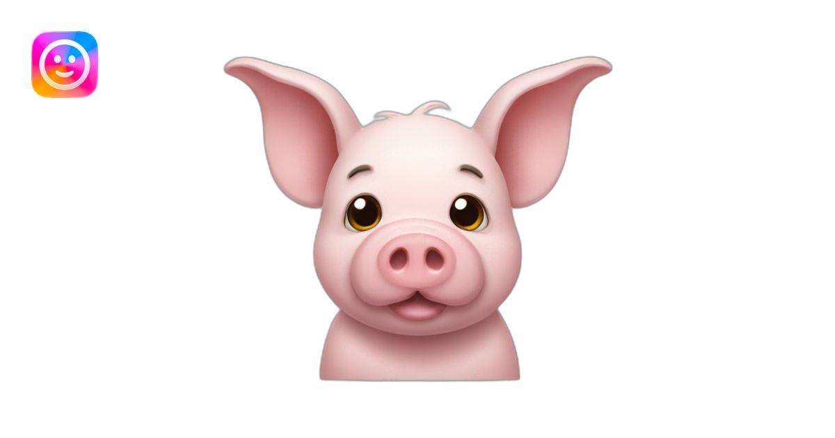 pig with bunny ears emoji | AI Emoji Generator