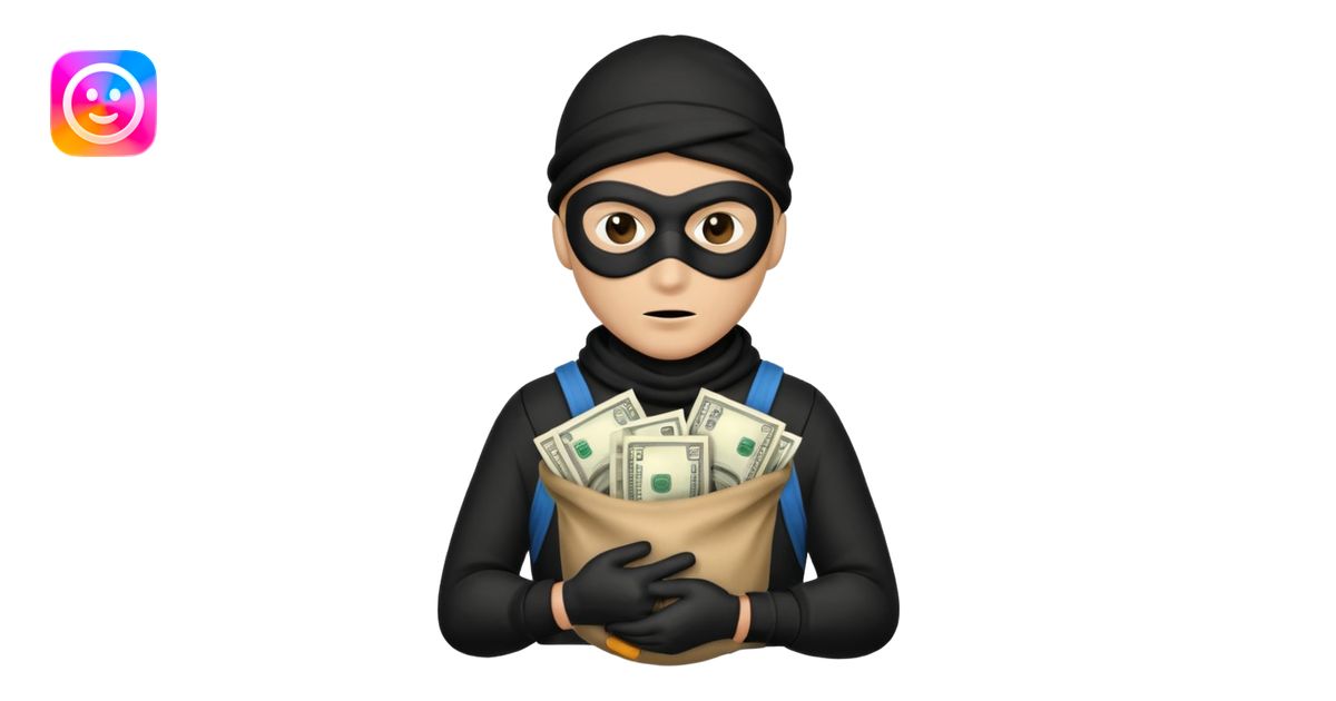 Robber emoji | AI Emoji Generator