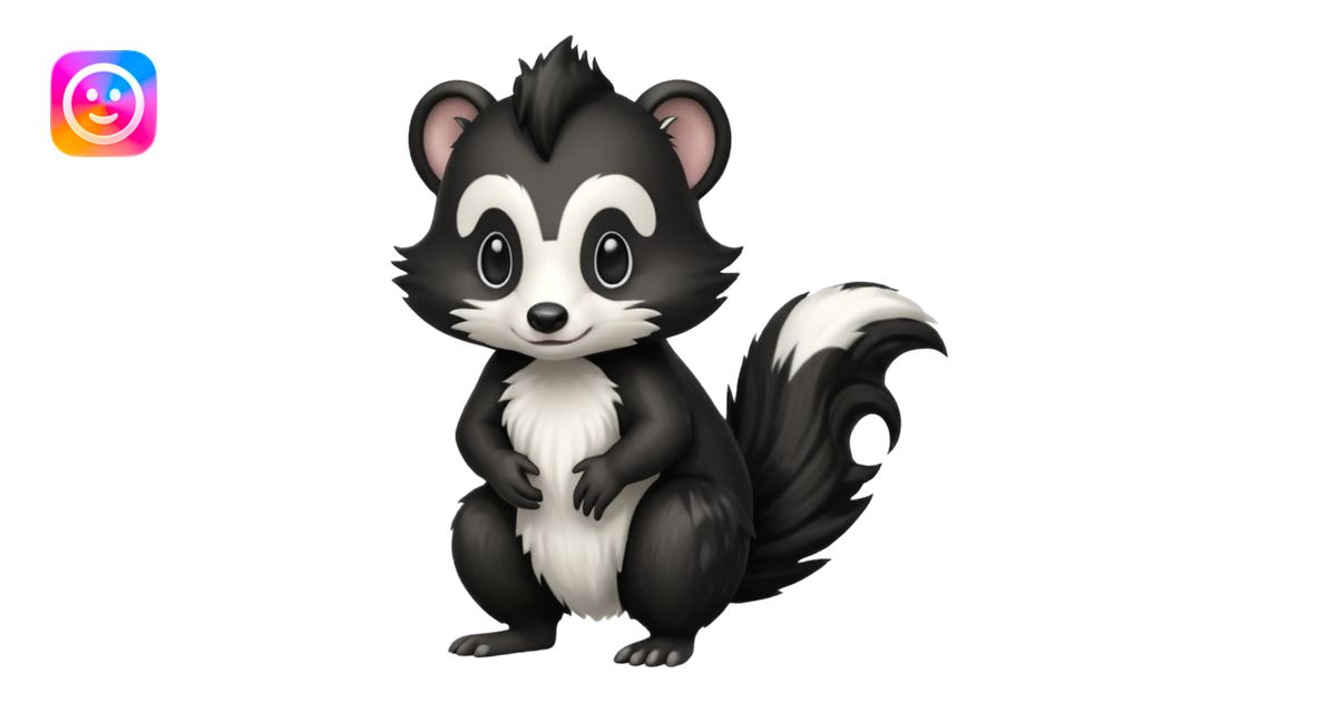 Skunk emoji | AI Emoji Generator