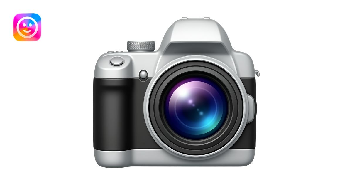 camera emoji | AI Emoji Generator